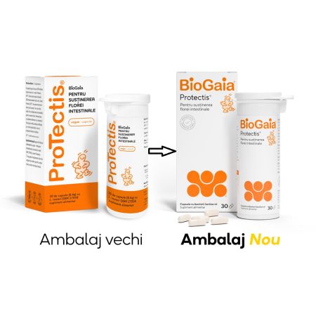 Prebiotice Protectis, 30 capsule, BioGaia 685246