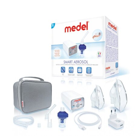 Nebulizator cu microcompresor Smart, 1 bucata, Medel 600405