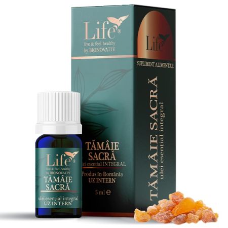 Ulei esential integral de tamaie sacra, 5 ml, Bionovativ