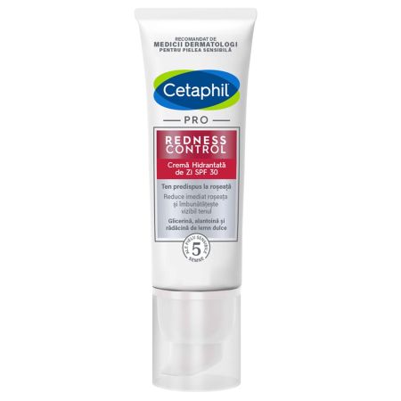 Crema hidratanta de zi cu SPF 30 Redness Control PRO, 50 ml, Cetaphil