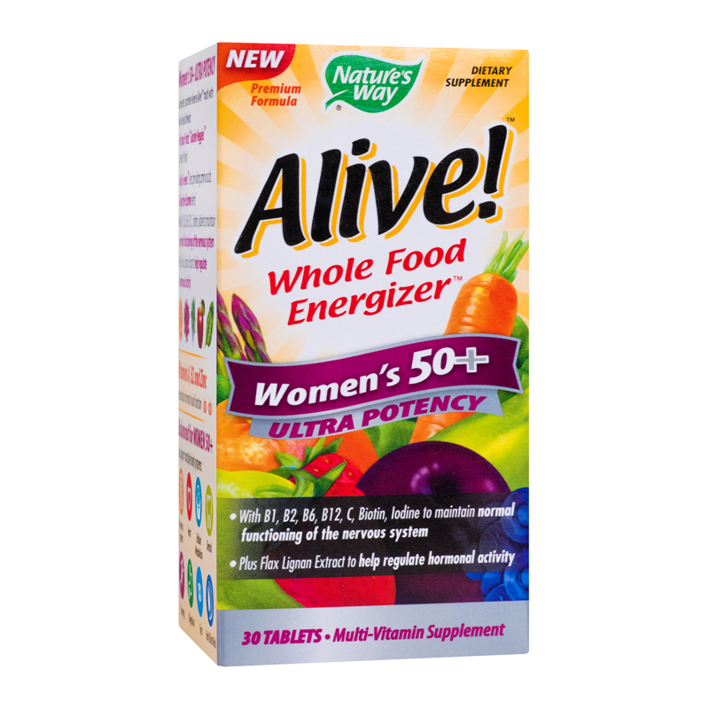 Alive Once Daily Women 50+ Ultra Nature's Way, 30 tablete, Secom