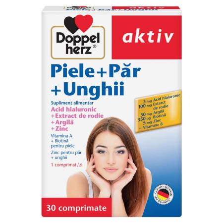 Piele + Par + Unghii Aktiv, 30 comprimate, Doppelherz