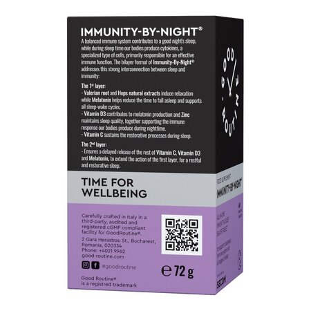 Immunity By Night Good Routine, 60 comprimate, Secom 711553