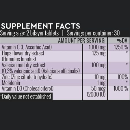 Immunity By Night Good Routine, 60 comprimate, Secom 711554