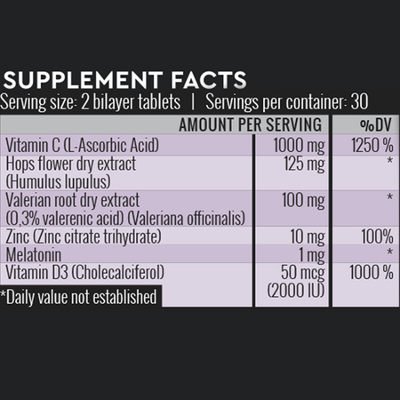 Immunity By Night Good Routine, 60 comprimate, Secom 711554