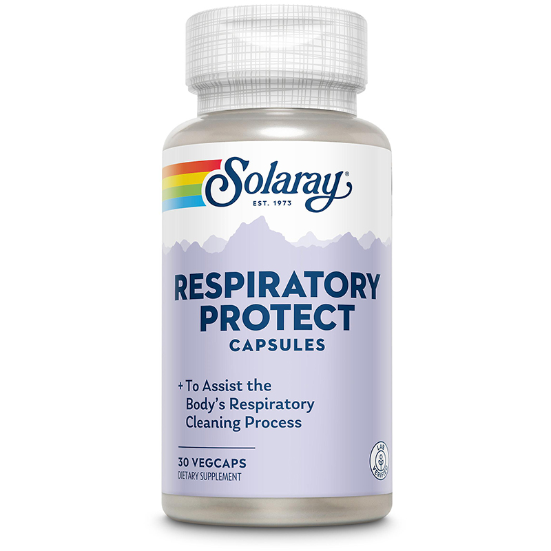 Respiratory Protect Capsules Solaray, 30 capsule, Secom