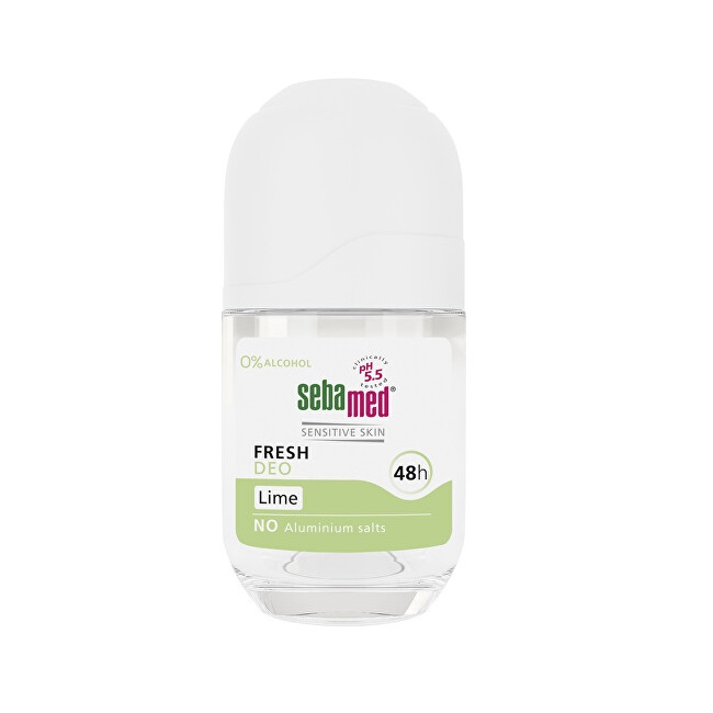 Deodorant roll-on 24H Lime, 50 ml, sebamed 