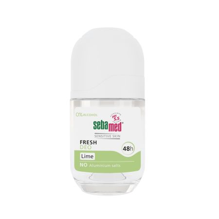 Deodorant roll-on 24H Lime, 50 ml, sebamed 