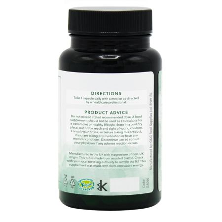 Magneziu taurat, 50 mg, 60 capsule vegetale, G&G 647770