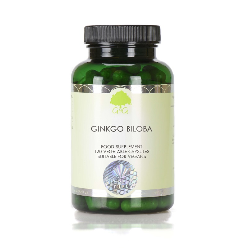 Ginkgo Biloba, 400 mg, 120 capsule vegetale, G&G