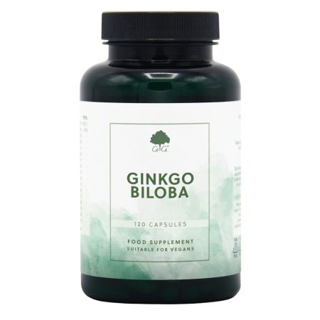 Ginkgo Biloba, 400 mg, 120 capsule vegetale, G&G