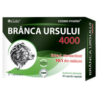 Branca Ursului 4000, 30 capsule vegetale, Cosmopharm
