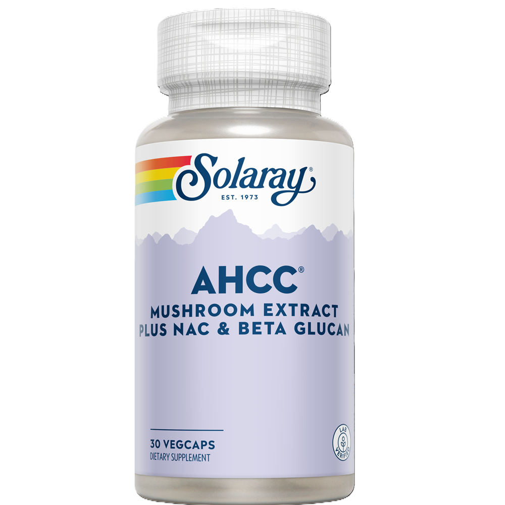 AHCC plus NAC & Beta Glucan Solaray, 30 capsule, Secom
