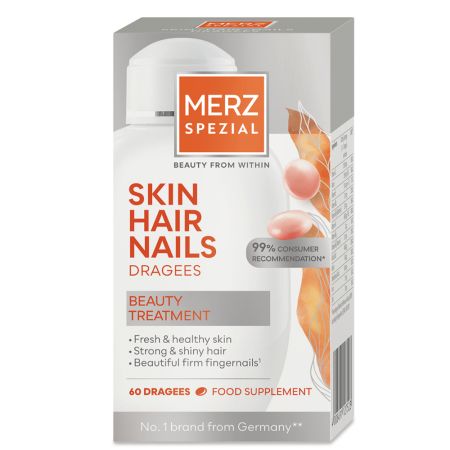 Piele, par si unghi, 60 comprimate, Merz Pharmaceuticals