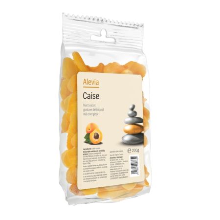 Caise deshidratate, 200 g, Alevia