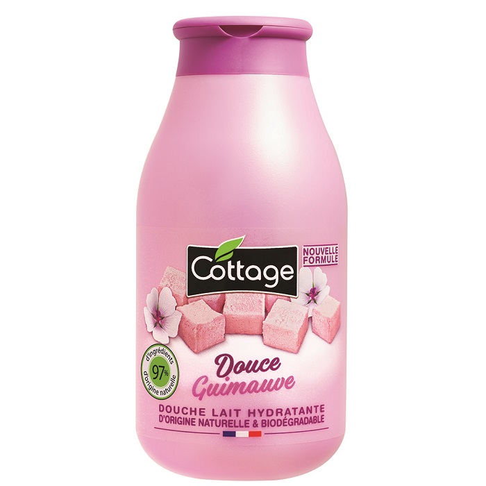 Lapte de dus hidratant Sweet Marshmallow, 250 ml, Cottage