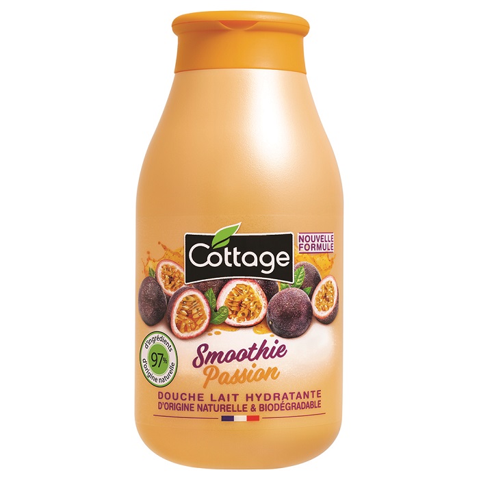 Lapte de dus hidrtatant Smoothie Passion, 250 ml, Cottage