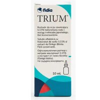 Solutie oftalmica Trium Free, 10 ml, Fidia