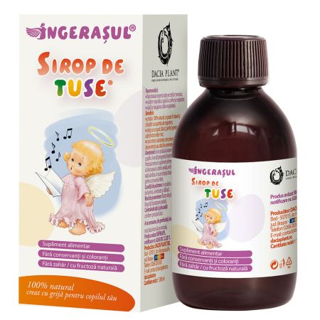 Sirop de tuse Ingerasul, 200 ml, Dacia Plant