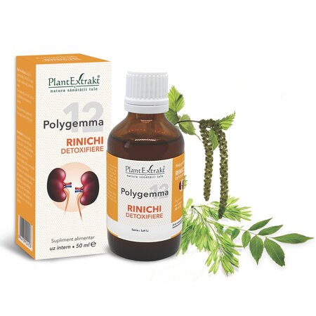 Polygemma 12, Rinichi detoxifiere, 50 ml, Plant Extrakt 731811