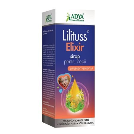 Sirop pentru copii Lilituss Elixir, 200 ml, Adya