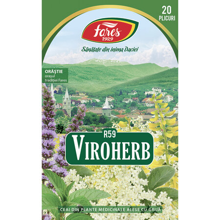 Viroherb R59, 20 plicuri, Fares 623987