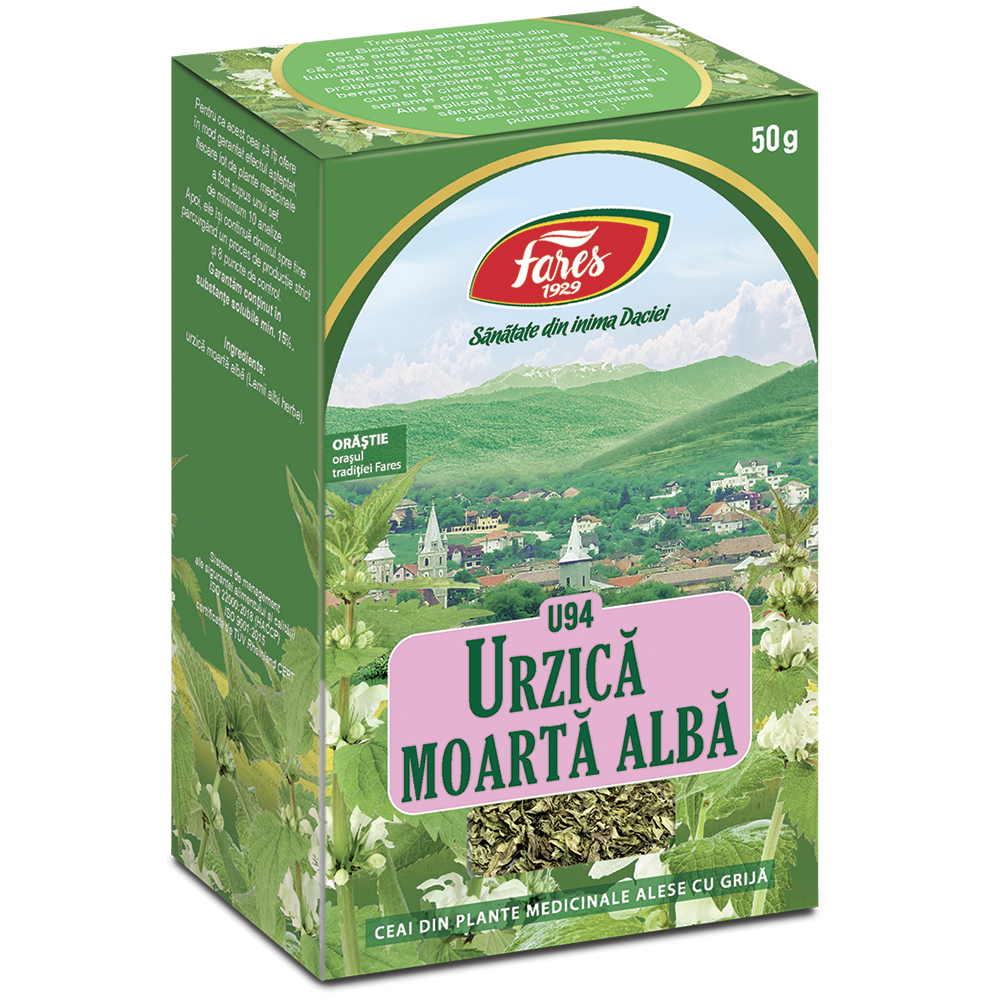 Ceai Urzica moarta alba U 94, 50 g, Fares