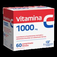 Vitamina C 1000 mg, 60 comprimate filmate, Fiterman