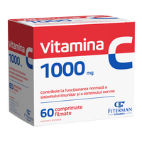 Vitamina C 1000 mg, 60 comprimate filmate, Fiterman