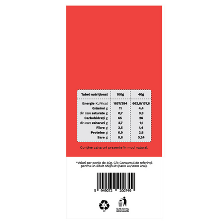 Sanatele bio cu porumb, rosii si busuioc, 40 g, Republica Bio 734548