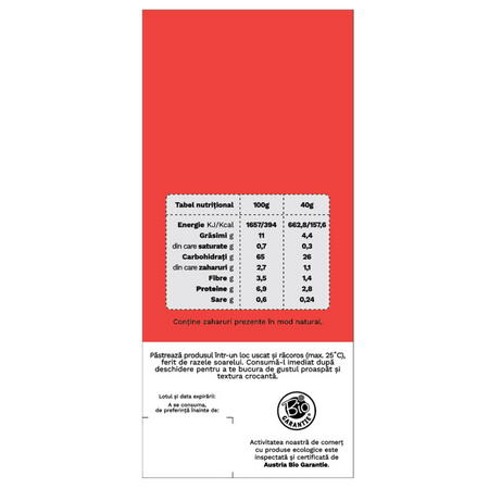 Sanatele bio cu porumb, rosii si busuioc, 40 g, Republica Bio 734545