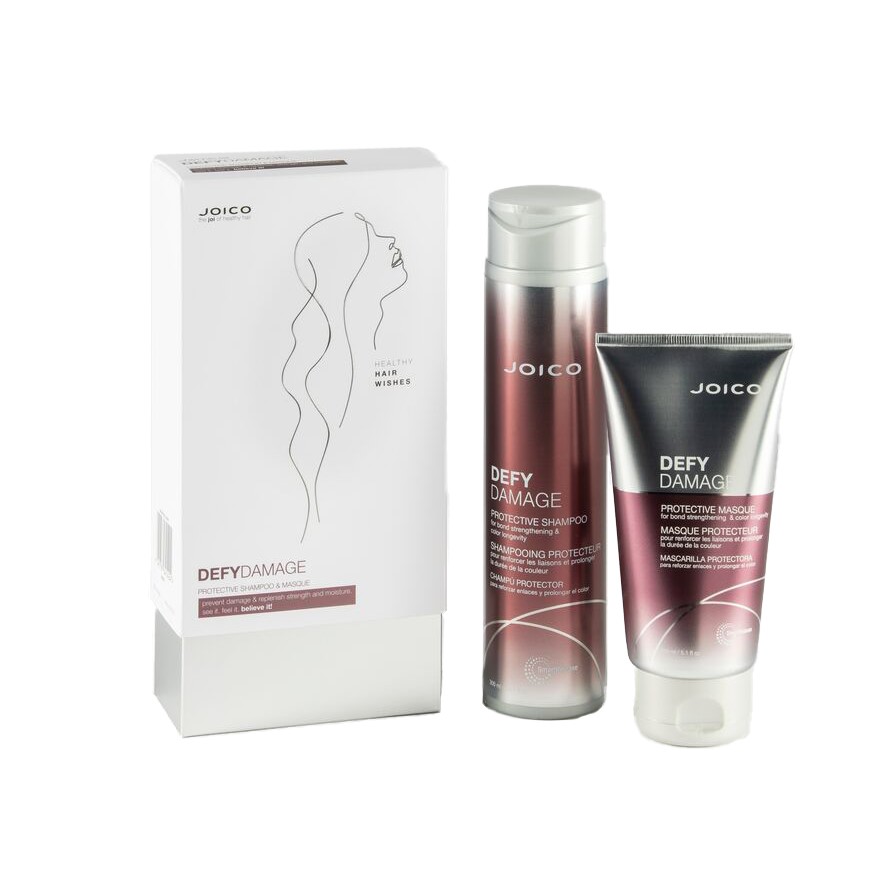 Pachet Xmas 2020 Defy Damage Sampon 300 ml + Masca 150 ml, Joico