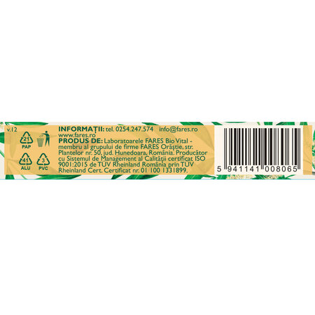 Biomicin antibiotic natural A14, 15 capsule, Fares 614176