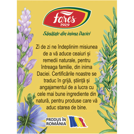 Ceai Digestie Usoara D150, 20 plicuri, Fares 623477