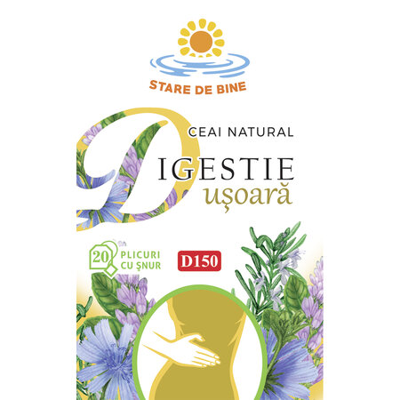 Ceai Digestie Usoara D150, 20 plicuri, Fares 623479