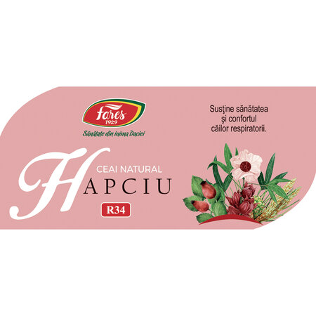 Ceai Hapciu R34, 20 plicuri, Fares 623484