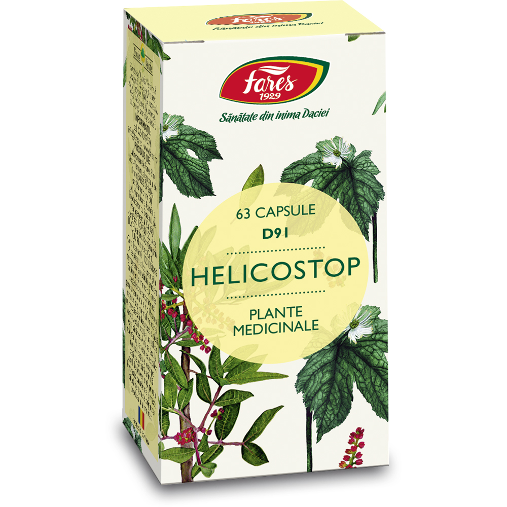 Helicostop,  D91, 63 capsule, Fares