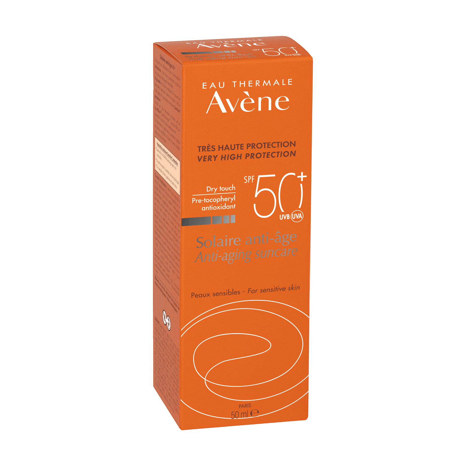 Crema anti-imbatranire pentru protectie solara cu SPF50+, 50 ml, Avene