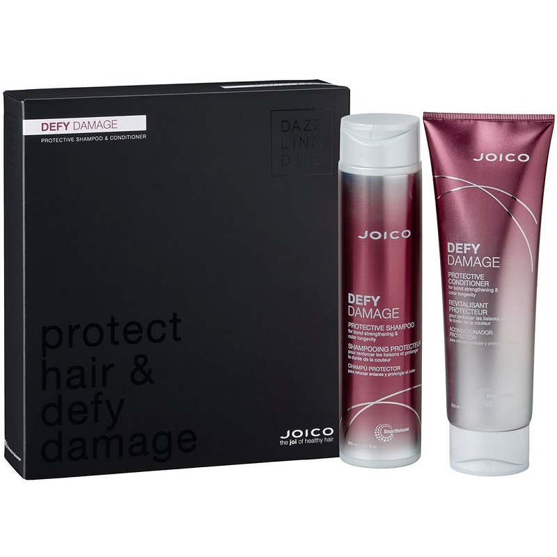 Pachet Defy Damage Sampon 300 ml + Balsam 250 ml, Joico