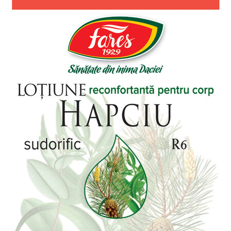 Hapciu sudorific lotiune, R6, 100 ml, Fares 620831