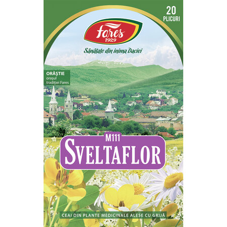 Ceai Sveltaflor M111, 20 plicuri, Fares 623808