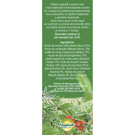 Ceai Diurosept, U62, 50 g, Fares 623501