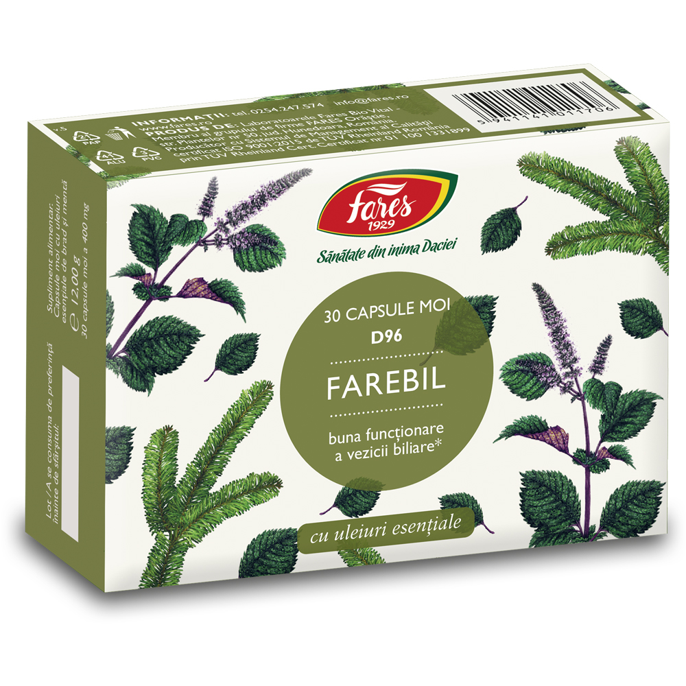 Farebil, D96, 30 capsule, Fares