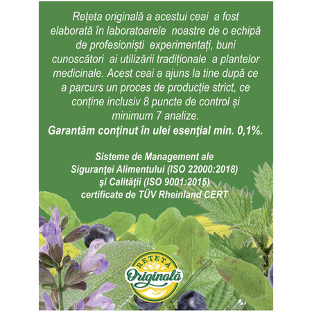 Ceai Glicostat, M95, 20 plicuri, Fares 623550