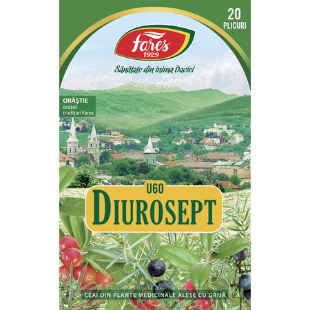 Ceai Diurosept, U60, 20 plicuri, Fares 623528