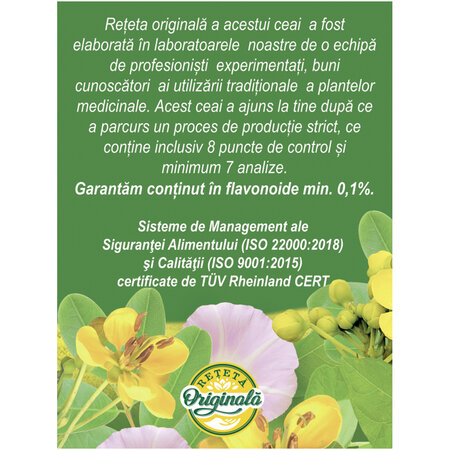 Ceai curatarea colonului D83, 20 plicuri, Fares 623803