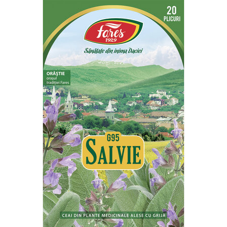Ceai de salvie G 95, 20 plicuri, Fares 618367