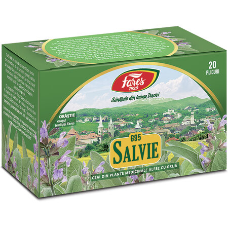 Ceai de salvie G95, 20 plicuri, Fares