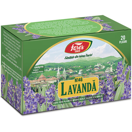 Ceai de lavanda N146, 20 plicuri, Fares