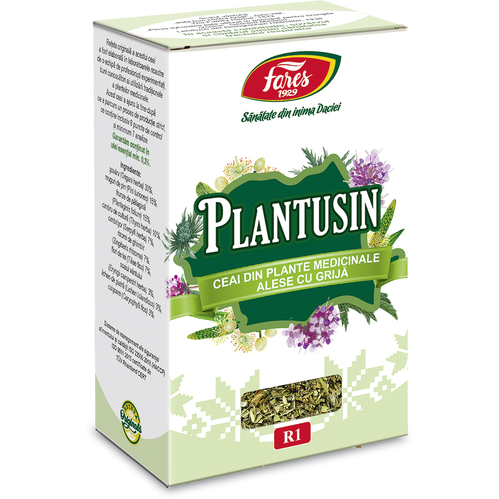 Ceai Plantusin R1, 50 g, Fares